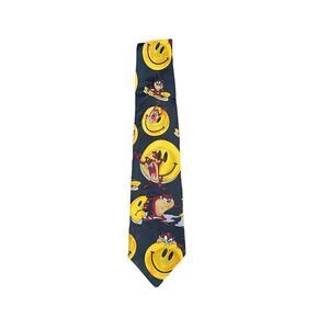 Vintage / Retro 1996 Looney Tunes Mania Taz / Tasmanian Devil And Yellow Smiley